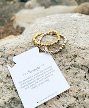 Load image into Gallery viewer, Serenity Bracelet - Gold with Silver -TJazelle