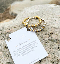 Load image into Gallery viewer, Serenity Bracelet - Gold with Silver -TJazelle
