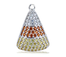 Load image into Gallery viewer, Candy Corn Infinite Steel Charm Bracelet - TJazelle