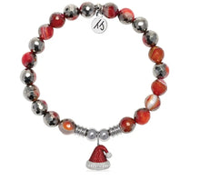 Load image into Gallery viewer, Santa Hat Infinite Steel Charm Bracelet - TJazelle