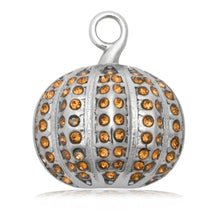Load image into Gallery viewer, Pumpkin Infinite Steel Charm Bracelet - TJazelle Limited Edition Halloween Collection