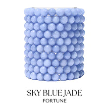 Load image into Gallery viewer, &quot;Fortune&quot; Sky Blue Jade Stacker - TJazelle