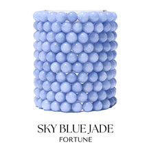 Load image into Gallery viewer, "Fortune" Sky Blue Jade Stacker - TJazelle