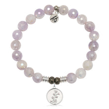 Load image into Gallery viewer, "Cherry Blossom" Silver Charm Bracelet - TJazelle