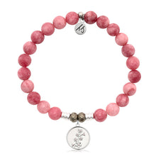Load image into Gallery viewer, "Cherry Blossom" Silver Charm Bracelet - TJazelle