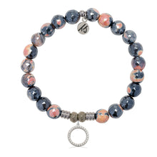 Load image into Gallery viewer, "Good Karma" Silver Charm Bracelet - TJazelle