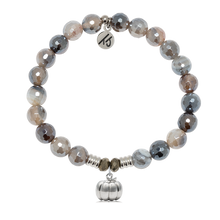 Load image into Gallery viewer, Pumpkin Silver Charm Bracelet - TJazelle
