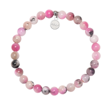 Load image into Gallery viewer, Pink Zebra Jade "Unstoppable" Stacker - TJazelle HELP