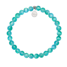 Load image into Gallery viewer, Teal Selenite "Intuition" Stacker - TJazelle HELP