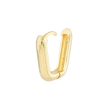 Load image into Gallery viewer, 10x15mm Oblong Polished Hoops - 14K Yellow Gold