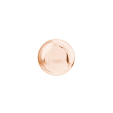 Load image into Gallery viewer, Flat Round Puff Stud Earrings - 14K Gold