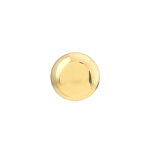 Load image into Gallery viewer, Flat Round Puff Stud Earrings - 14K Gold