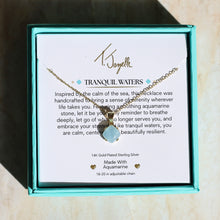 Load image into Gallery viewer, Tranquil Waters Aquamarine Necklace - TJazelle