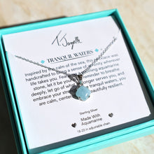 Load image into Gallery viewer, Tranquil Waters Aquamarine Necklace - TJazelle