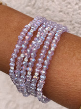 Load image into Gallery viewer, Lavender AB with Silver Accents - Crystal Stacker