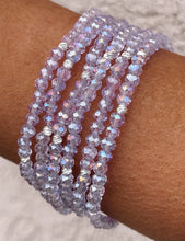 Load image into Gallery viewer, Lavender AB with Silver Accents - Crystal Stacker