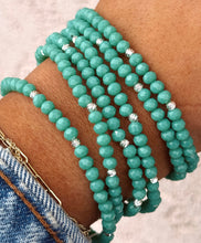 Load image into Gallery viewer, Turquoise with Silver Accents - Crystal Stacker