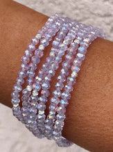 Load image into Gallery viewer, Lavender AB with Silver Accents - Crystal Stacker