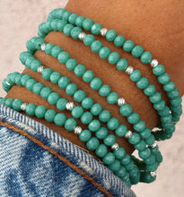 Load image into Gallery viewer, Turquoise with Silver Accents - Crystal Stacker