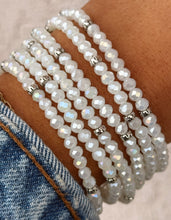 Load image into Gallery viewer, Ice White AB with Silver Accents- Crystal Stacker
