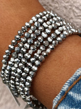 Load image into Gallery viewer, Pewter with Silver Accents - Crystal Stacker