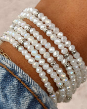 Load image into Gallery viewer, Ice White AB with Silver Accents- Crystal Stacker