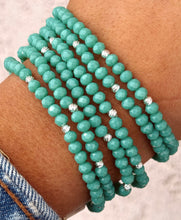 Load image into Gallery viewer, Turquoise with Silver Accents - Crystal Stacker