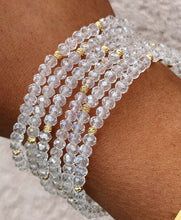 Load image into Gallery viewer, Clear Crystal AB with Gold Accents - Crystal Stacker