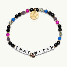 Load image into Gallery viewer, "That Witch" with Witch Hat Charm - Little Words Project Bracelet