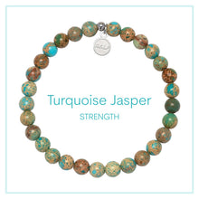 Load image into Gallery viewer, Turquoise Jasper “Strength” Stacker - TJazelle HELP