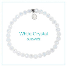 Load image into Gallery viewer, White Crystal "Guidance" Stacker - TJazelle HELP