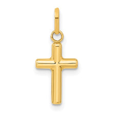 Load image into Gallery viewer, Hollow Cross Pendant - 14K Yellow Gold