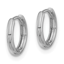 Load image into Gallery viewer, Hinged Hoop Earrings - 14K White Gold