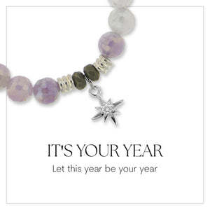 It's Your Year Silver Charm Bracelet - TJazelle