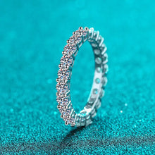 Load image into Gallery viewer, Moissanite Engagement Band Ring
