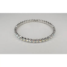 Load image into Gallery viewer, Crystal AB Rhinestone Flexible &amp; Stackable Bangle Bracelet