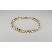 Load image into Gallery viewer, Crystal AB Rhinestone Flexible &amp; Stackable Bangle Bracelet
