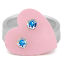 Load image into Gallery viewer, Crystal AB Micro Mini Bling Sterling Silver Stud Earrings - JoJoLovesYou