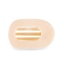 Load image into Gallery viewer, Almond Beige Large Flat Round Clip - Teleties