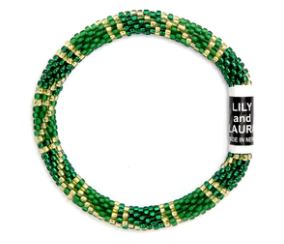 Always and For-evergreen- Roll On Lily and Laura Bracelet