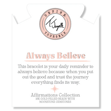 Load image into Gallery viewer, Always Believe Moonstone Bracelet - TJazelle Affirmations Collection