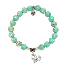 Load image into Gallery viewer, "Angel Love" Heart Silver Charm Bracelet - TJazelle