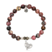 Load image into Gallery viewer, "Angel Love" Heart Silver Charm Bracelet - TJazelle