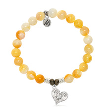 Load image into Gallery viewer, "Angel Love" Heart Silver Charm Bracelet - TJazelle