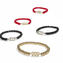 Load image into Gallery viewer, Black Crystal 444 Angel Number Bracelet - Love Lisa