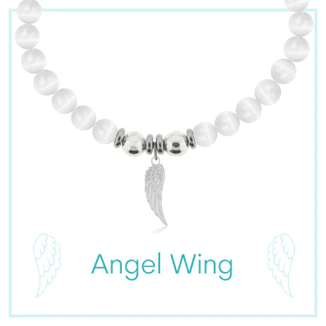 Angel WIng Charity Bracelet- TJazelle HELP Collection