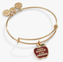Load image into Gallery viewer, Apple Orchard  Charm Bangle Bracelet - Alex and Ani