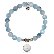 Load image into Gallery viewer, "CZ Sand Dollar" Charm Bracelet - Sterling Silver TJazelle