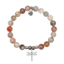 Load image into Gallery viewer, Dragonfly Silver Charm Bracelet - TJazelle