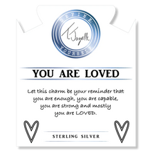 Load image into Gallery viewer, You are Loved Sterling Silver Charm Bracelet - TJazelle